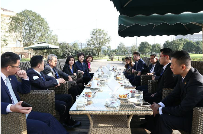 泰國領事到訪，安琪兒海外初謀